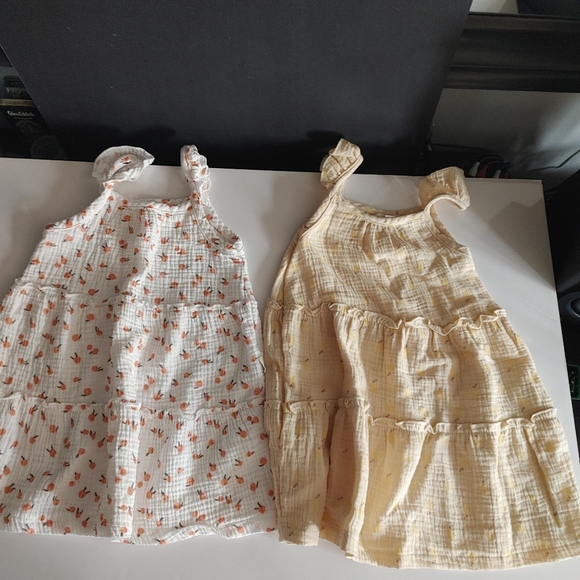Rabbit Bear Organic Cotton Toddler Dresses - Picture 2 of 11